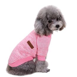 Pet Dog Classic Knitwear Sweater Thickening Warm Dogs Shirt Puppy Customes Clothing Winter Pet Dog Cat Clothes for Small Dogs