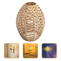 Ceiling Lights Light Lamp Shade Cover Lampshade Pendant Rattan Chandelier Woven Hanging Fixtures Hallway Cage Rustic Farmhouse Guard