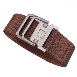 Belts Double Loop Buckle Men's Nylon Fabric Belt Women's Casual Versatile Pant Canvas