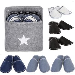 Bath Accessory Set Slippers Men Women El Travel Spa Portable Folding House Disposable Home Bedroom Living Room Guest