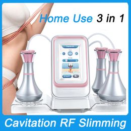 3in1 80K Ultrasonic Cavitation RF Body Shaping Slimming Machine Face Lift Skin Tightening Radio Frequency Cavi System Fat Loss Weight Reduce Sculpting Anti Ageing