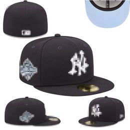 22 Colour Men's Baseball Full Closed Caps Black Grey Hat Men Women All Teams Sport Hearts Fitted hats stitched Heart Love Hustle Flowers V-19