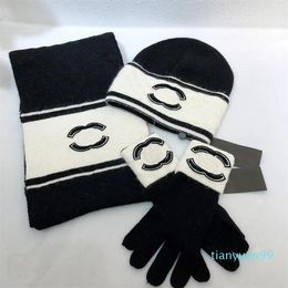 Hats Scarfs Set for Beanies Men Women Winter 3 Piece Shawl Baseball Caps Scarves Wool Beanie Wrap Scarf Hat Glove