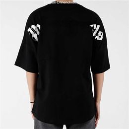22s Men's T shirts t Shirt Palms Palmangel City Designer Limited Inkjet Graffiti Letter Printing Women's Sailboat Short-sleeved Casual yh6 9H78