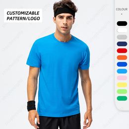 Customizable Patterns Cotton T Shirt Designer Short Sleeves Breathable Outdoor Sports Top Tees Casual Tshirts Size S-3XL for Men Women