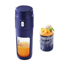 Portable Juicer 340ml Electric Mini Fruit Juicer Machine Tools 200ml DIY Ice Cream Maker Milkshake Freezer Smoothie Blenders