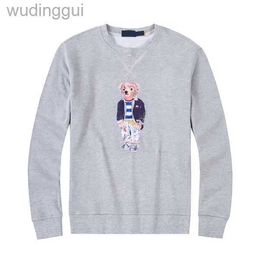 Men's Hoodies 2024 Women's Hoodie Spring and Autumn Polo Bear Brand Printed Top Unisex O-Neck Long Sleeves Thick Loose Sweater RIAY