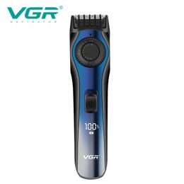 Hair Trimmer VGR hair clipper adjustable rechargeable professional electric cordless men's V-080 230406