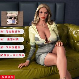 AA Designer Sex Doll Toys Unisex Full Body Doll Silicone Girl Mature Girl Pluggable Male Large Breast Big Breast Fat Mother Rear Entry Standard