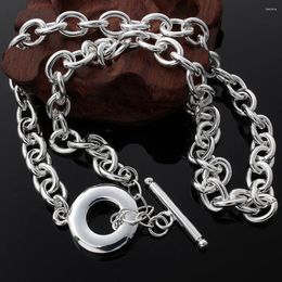 Chains Classic 925 Sterling Silver Necklaces For Men's Woman Fashion High Quality Party Wedding Fine Jewellery Christmas Gift