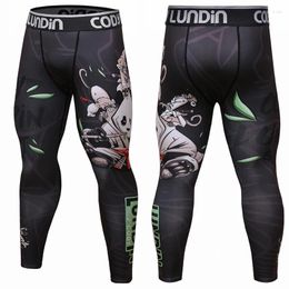 Men's Pants Compression Leggings Fitness Quick-drying Sports Gym Tights Men Running Stretchy Bodybuilding Jogging Rash Guard