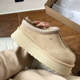 Autralia Deigner Tazz Taman Snow Winter Sheepkin Boot Fahion Ladie Fur Slipper Women Claic Ultra Mini Suede Wool Ankle Half 97