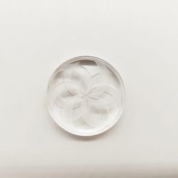 DPQBN013 Popular smoking channel caps OD 32MM Quartz Carb Cap Flower pattern design for Flat Top quartz banger nails