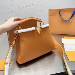 2023-New Designer women Shoulder bag luxury leather handle Purse fashion crossbody handbags shoulder bags handbag luxurious tote