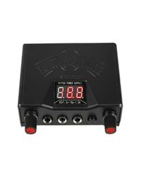 ABS Black Mini Tattoo Power Supply Dual Adjustable Digital LCD Power Supplies For Tattoo Machines TPS 0320303332702745362