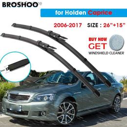 Windshield Wipers Car Wiper Blade For Holden Caprice 26"+15" 2006-2017 Auto Windscreen Windshield Wipers Blades Window Wash Fit Pinch Tab Arm Q231107