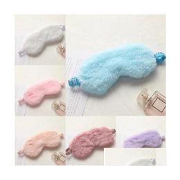 Other Home Garden Rabbit Hair Shading Sleep Eye Mask Breathable Skinfriendly Plush Masks Wholesale Drop Delivery 202 Dh9Cr