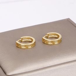 Hoop Earrings Hgflyxu Small Huggie For Women Gold And Silver Colour Circle Clip Cut Ear Rings