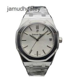 Ap Swiss Luxury Wrist Watches Royal AP Oak Series White Plate 15500st.oo.1220st.04 Automatic Mechanical 41mm Diameter Wrist Watch 0Z47