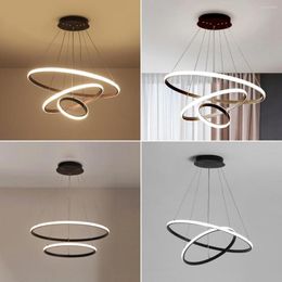 Pendant Lamps Modern Led Ceiling Chandelier Nordic Luxury Hanging Light High Brightness Living Bedroom Dining Room Lighting Home Indoor