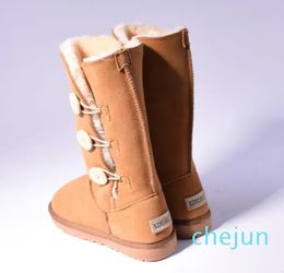 CLASSIC DESIGN button WOMEN snow boots WOMEN BOOTS KEEP WARM boot