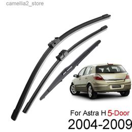 Windshield Wipers Misima LHD Front Rear Wiper Blades For Opel Astra H 2004 2005 2006 2007 2008 2009 Rubber Windscreen Windshield Car Accessories Q231107