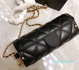 capacity crossbody Bag Black Lingge versatile chain bag Messenger Lady purse gifts styles very good nice