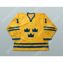 Custom DANIEL ALFREDSSON WORLD CUP TEAM SWEDEN TEAM HOCKEY JERSEY Top Stitched S-M-L-XL-XXL-3XL-4XL-5XL-6XL