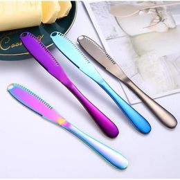 Knives 4PCS Butter Knife Cheese Dessert Jam Spreaders Cream Stainless Steel Knifes Kitchen Tool For Toast Breakfast Western