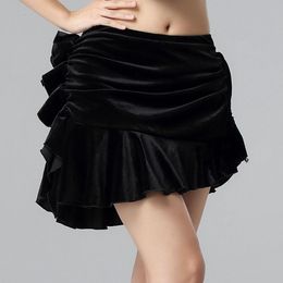 Balet taneczny spódnica aksamitna biodra spódnica jesienna taniec brzucha spódnica seksowna sukienka praktyka 230406