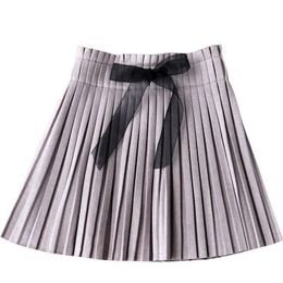 Skirts Girls Pleated Autumn And Winter Children Western Style Woollen Kids Lace Fashion Princess Pettiskirt