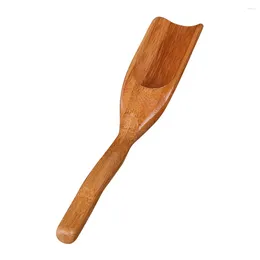 Spoons 2 Pcs Tea Scoop Spoon Bathing Accessories Set Teaware Wooden Mini