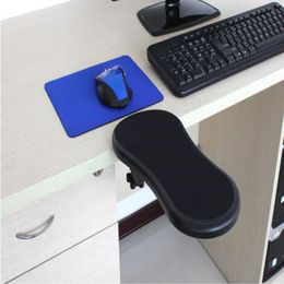 Freeshipping Ergonomic Design Desk Attachable Computer Table Arm Support Mouse Pads Arm Wrist Rests Hand Shoulder Protect Pad Slcng