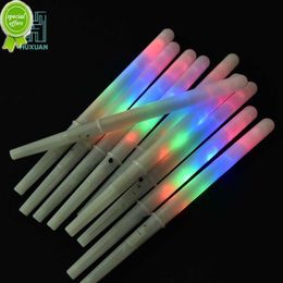 New Cotton Candy Sticks LED Sticks Light Up Marshmallow Sticks Cotton Candy Cones Sticks Colorful Glowing Marshmallow Sticks Tela