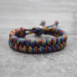 Charm Bracelets Outdoor Camping Style Bracelet Men Paracord Parachute Rope Wristband Adjustable Bangle Homme Handmade Braided Jewelry