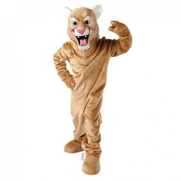 2024 Halloween COUGAR Mascot Costumes Cartoon Character Adult Women Men Dress Carnival Unisex Adults 510