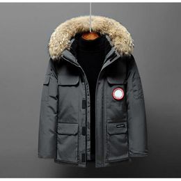 Down Jacket Women's and Men's Medium Length Winter New Canadian Style Overcame Lovers' Working Clothes Thick Goose Men Clothing Us Size S--4xlfvcz 3zww