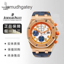 Ap Swiss Luxury Wrist Watches Epic Watch Mens Watch Royal Oak Off shore 26217OR Automatic Mechanical Watch Rose Gold Timing 42mmm Blank Card Set approximately 13 20PP