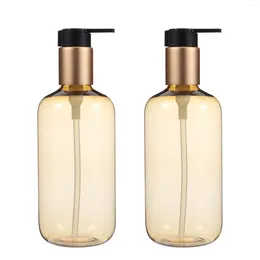 Storage Bottles 2 Pcs Lotion Press Bottle Emulsion Sub Packaging Clear Plastic Containers Shower Gel Dispenser Liquid Silicone Empty