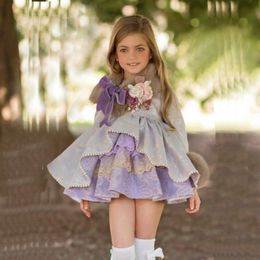 Girl's Dresses Customized Children's and Girls' Princess Lolita Party Dress in Spain Autumn Winter Dress Flower Girl Dress Toddler Girl Autumn Clothing 230407