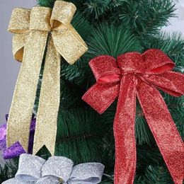 Christmas Decorations Large Bows Tree Bowknot Ornaments Gift Present Party Xmas Decoration Happy Year Indoor Outdoor Navidad