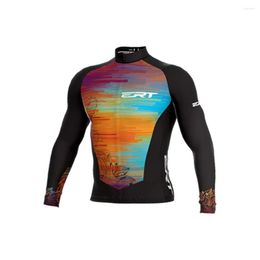 Racing Jackets ERT Sportswear Cycling Thermal Fleece Long Sleeve Ciclismo Maillot Hombre 2023 Winter Mens Warm Bike Apparel