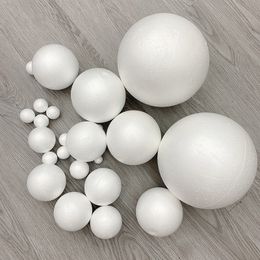 Other Event Party Supplies 1050100PCS DIY Round Styrofoam Balls Christmas Ball White Modelling Polystyrene Foam Craft Decorations Wedding 230406