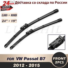 Windshield Wipers Wiper Front Wiper Blades For VW Passat B7 2012 2013 2014 2015 Windshield Windscreen Front Window 24"+19" Q231107