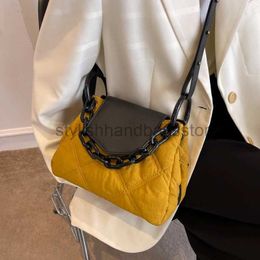 Shoulder Bags Cute Tote Bag Winter Canvas Quilted Women's Designer andbag Luxury Brand Soulder Crossbody Bagsstylishhandbagsstore