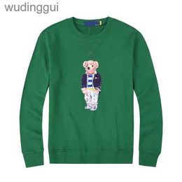 Men's Hoodies 2024 Women's Hoodie Spring and Autumn Polo Bear Brand Printed Top Unisex O-Neck Long Sleeves Thick Loose Sweater PDDI