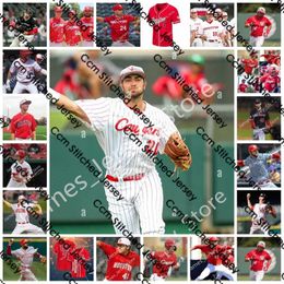 NCAA Custom UH Houston Cougars Ed College Baseball Jersey 34 NATHAN MEDRANO 35 JASON BURGER 36 CAMERON PRAYER 37 JOSH COLEMAN 38 DAWSON SMITH 40 RYAN HERNANDEZ