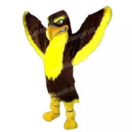 Halloween Brown Eagle Mascot Costumes High Quality Cartoon Theme Character Carnival Unisex Adults Size Outfit Christmas Party Outfit Suit For Men Women