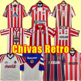 Retro Classic Chivas Regal Soccer Jerseys Guadalara Football Shirt 00 01 88 89 95 96 97 98 99 2003 2008 2000 2001 1988 1989 1996 1997 100th