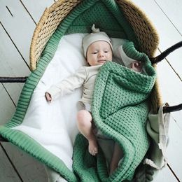 Sleeping Bags LZH Autumn Baby Sleeping Bag born Baby Envelope for Declaration Baby Knitted Sleeping Bag Baby Kick Blanket 230407